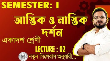 ভারতীয় দর্শন সম্প্রদায়ের শ্রেণীবিভাগ || অধ্যায় : ০২ || Class 11 Philosophy Chapter:2/Unit