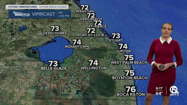 WPTV First Alert Weather Forecast: Friday morning, Jan. 6, 2023