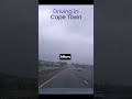 Driving in Cape Town, South Africa #travel #weather #roadtrip #shorts #short #viral