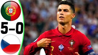 Portugal vs Czech Republic 5-0 - All Goals and Highlights - 2024 🔥 RONALDO