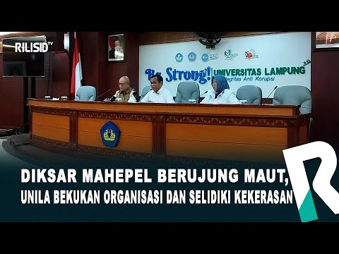 Diksar Mahepel Berujung Maut, Unila Bekukan Organisasi dan Selidiki Kekerasan