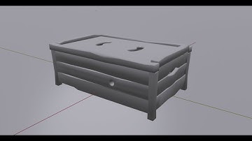 Blender Modeling - speed modeling game crate