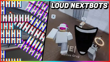 THE LOUDEST CUSTOM NEXTBOTS IN VC! | Evade Funny Moments