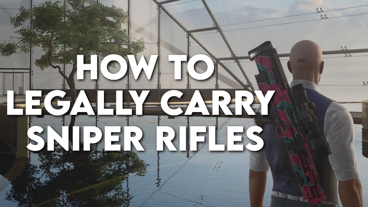 HOW TO LEGALLY CARRY SNIPER RIFLES HITMAN FREELANCER YouTube