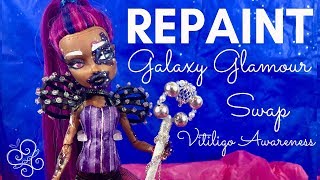 REPAINT || Galaxy Glamour Swap OOAK MH Doll