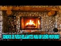 Ambiente acogedor de chimenea | 10 horas de sonidos de fuego relajantes para un sueño profundo
