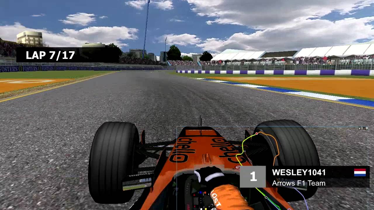 [rFactor] Bravo F1 2001 League race - Round 1 - Melbourne