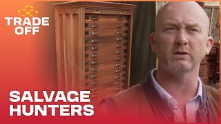 Can Drew Get His Hands On The Victorian Baker's Cabinet? | Salvage Hunters | Trade Off