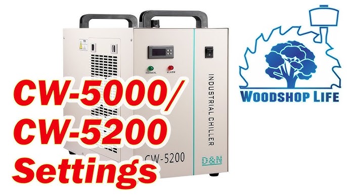 Industrial Water Chiller CW5000 for CO2 Laser Tube - STYLECNC