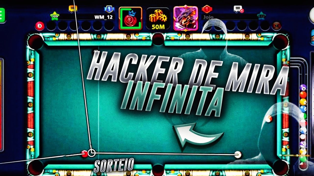 MIRA INFINITA NO 8 BALL POOL GRÁTIS MELHOR HACKER ANTI BAN (SORTEIO ) 