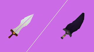 The Dragonslayer vs Obsidian Greatsword Comparison - Islands Roblox