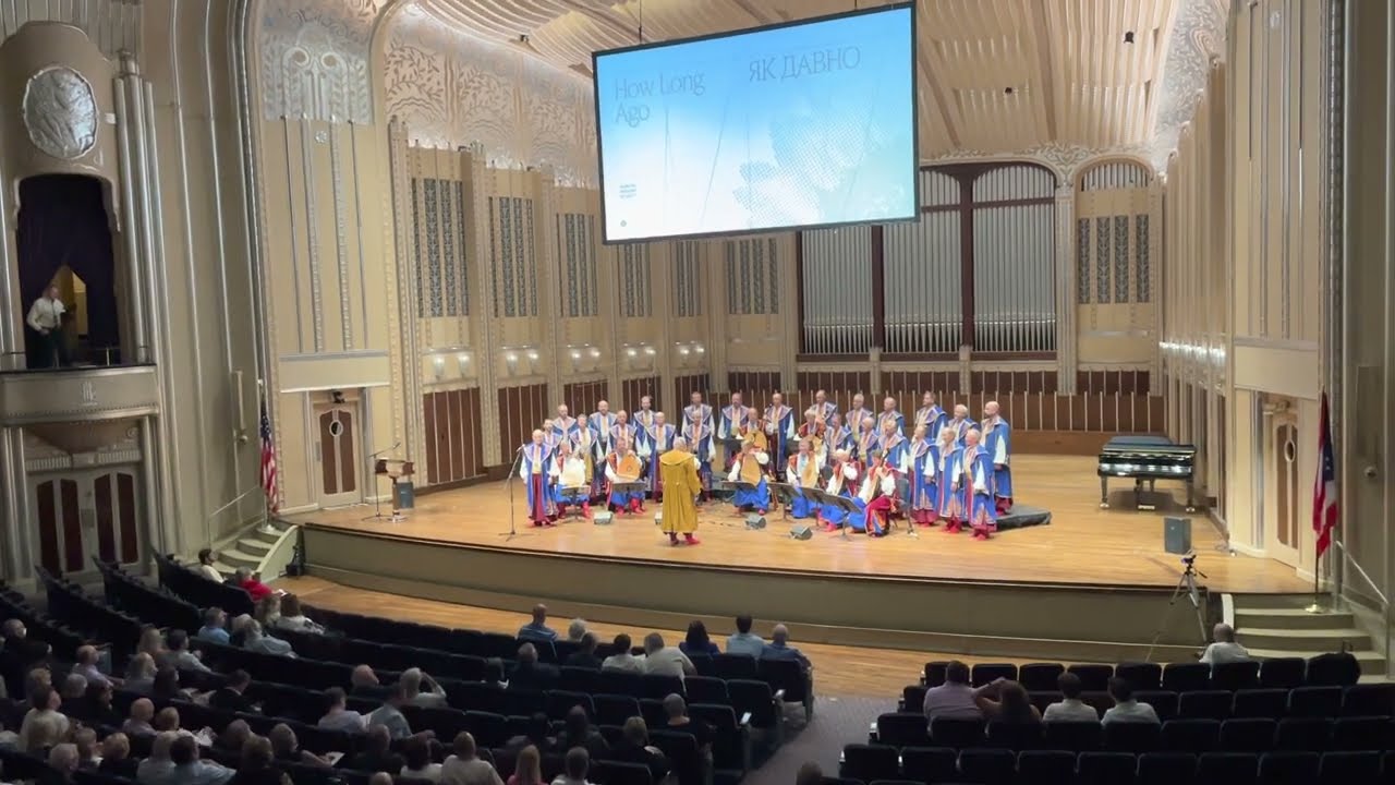 Ukrainian Bandurist Chorus Severance Hall Cleveland June 25, 2022 Yak