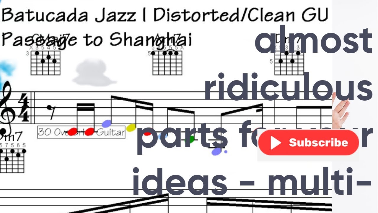 🔶Bars of Brilliance: Stunning Batucada Jazz Guitar & Sax Phrases - Passage to Shanghai