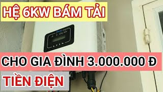 Lắp đặt hệ thống điện mặt trời 6kw để giảm chi phí tiền điện hàng tháng tại Quận 1 - Tp Hồ Chí Minh