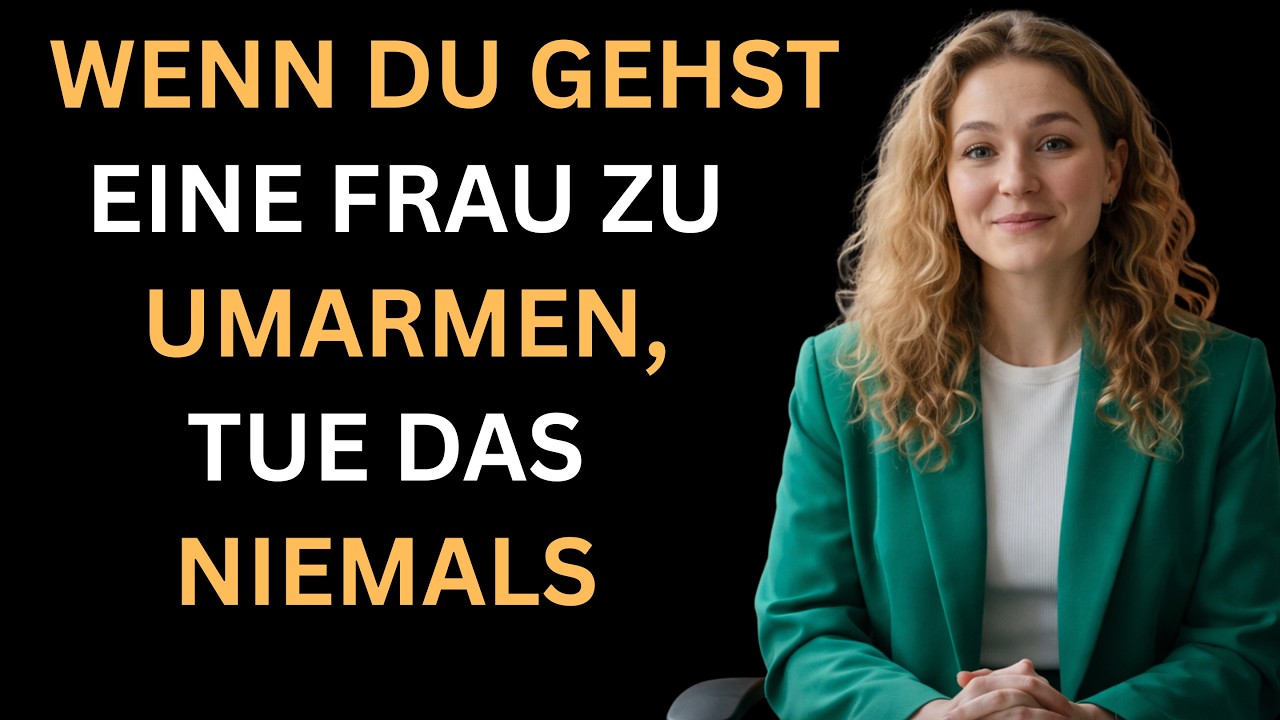 Wenn du eine Frau umarmen willst, versuche das NIEMALS.