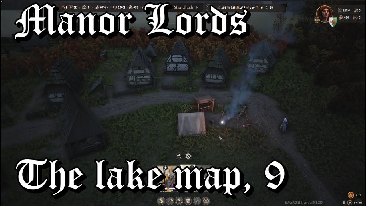 Manor Lords, the lake map, 9