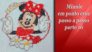 Embroidering a Minnie Mouse in cross stitch step by step with a perfect back (final) Embroidering a Minnie Mouse in cross stitch step by step with a perfect back (final)
