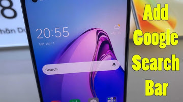 OPPO Reno8 Z: How To Add Google Search Bar in Home Screen