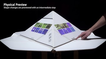 KirigamiTable: Designing for Proxemic Transitions with a Shape-Changing Tabletop (CHI 2020)