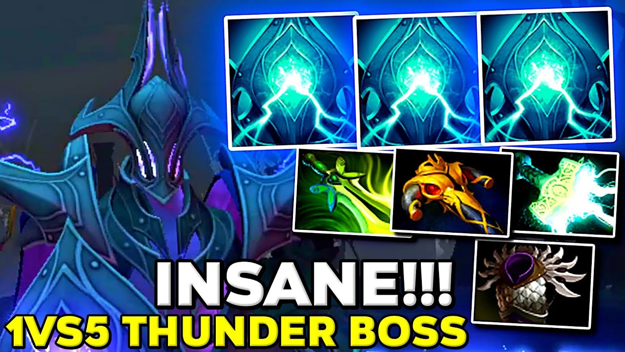 1vs5 Thunder Boss Max Speed Mjollnir Build Razor Safelaner Eye of Storm ...