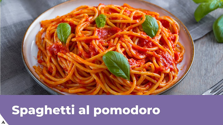 PASTA AL POMODORO PERFETTA