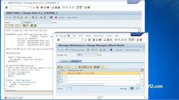 091 Selection Screens Text Messages