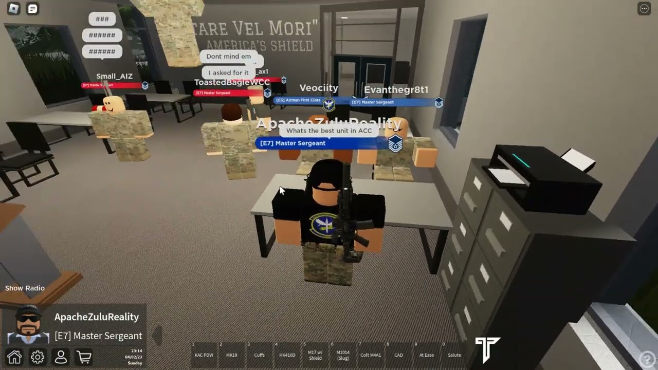 Day In The Life Of A Security Forces Defender ROBLOX Air Force 