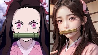 Demon Slayer Characters in real life 💯 ( AI generated )
