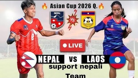 NEPAL vs LAOS WOMEN FOOTBALL LIVE | AFC ASIAN CUP 2026 QUALIFIERS  MATCH  highlights