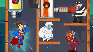 HOME PIPE RESCUE Daily Challenge 1-9 | Pull The Pin