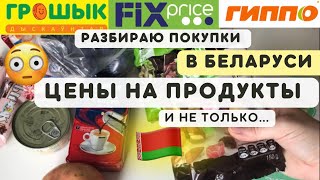 Закупка продуктов ГРОШЫК, ФИКС ПРАЙС, ГИППО 🇧🇾 БЕЛАРУСЬ•цены на еду 2023•Покупка еды МИНСК акции