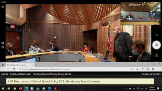 Volusia County School Board Workshop 4/27/2021