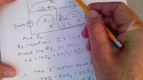 Loop (Mesh) Analysis with Current Sources by Prof Skip.  Tutoring available, please see link below: