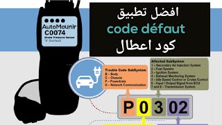 تطبيقات افضل تطبيق كود اعطال السيارات لمساعدة على اجاد مشكل بعد فحص بجهاز سكانر code défaut