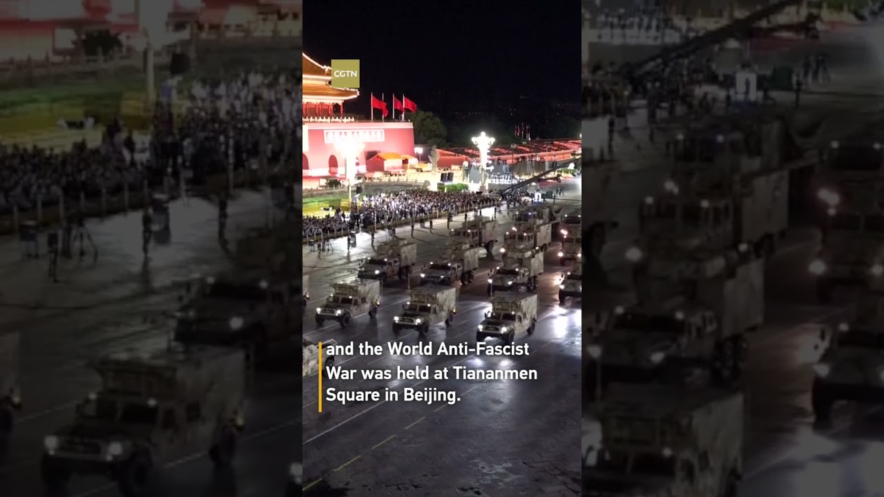 China holds 3rd rehearsal for event marking 80th anniversary of victory over Japanese aggression