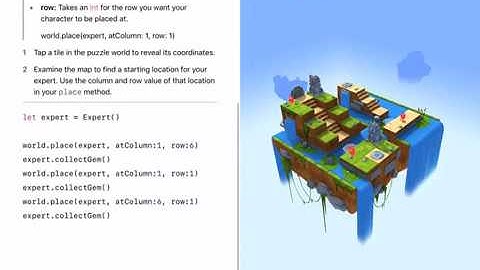 Swift Playgrounds: Placing at a Specific Location