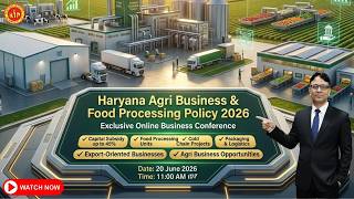 Webinar on Haryana Agri & Food Processing Policy 2026 #kip #haryana #foodprocessing #policy