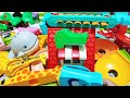 ⭐Satisfying Building Blocks Marble Run ASMR 549 Long Track Whale Giraffe Seesaw elephant Bridge L22