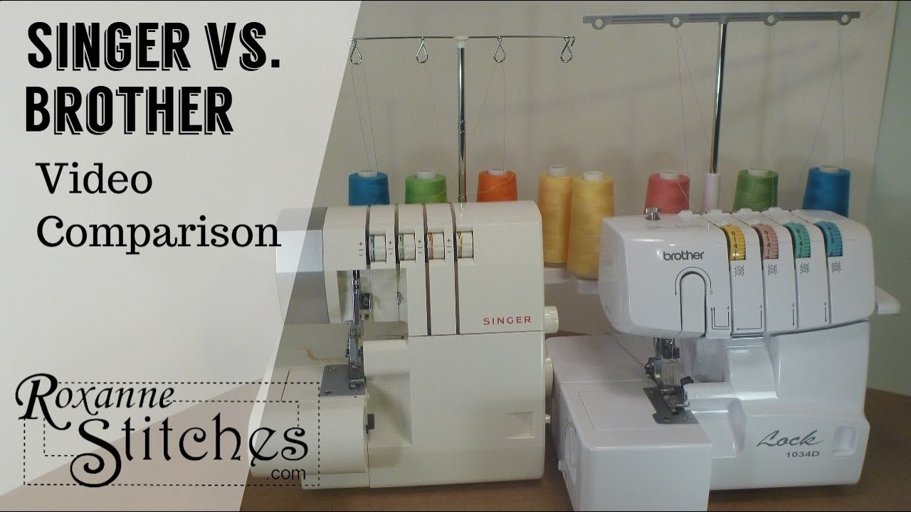 Singer vs Brother Serger Comparison Video 