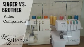 Singer vs Brother Serger Comparison Video