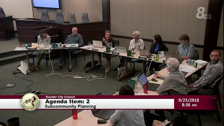 Boulder City Council Study Session 9-25-18
