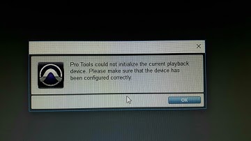 Pro Tools could not initialize the current playback device. configure it correctly.” حل مشكلة “