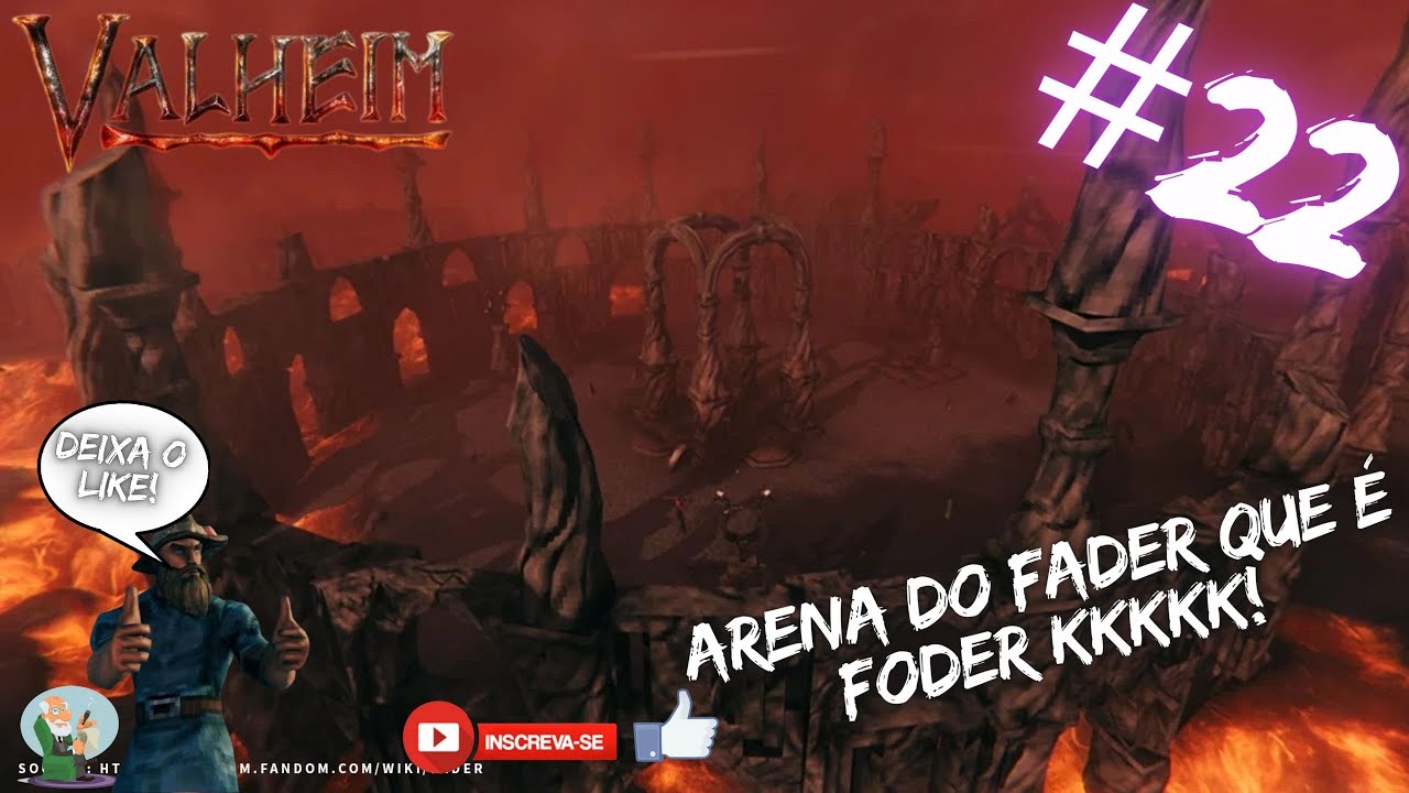 [2025] VALHEIM RTX 3050 # 22, ARENA DO FADER QUE É FODER KKKKK 😲💀😲💀😲 ...