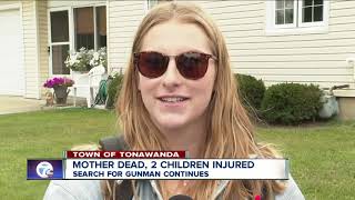 Town of Tonawanda Police search for person who shot two children, killed mother