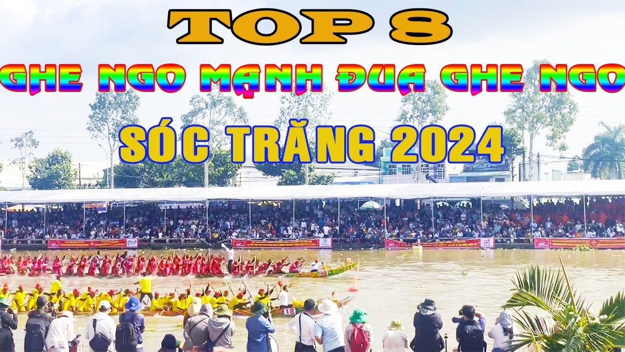 Vòng Tứ Kết Đua Ghe Ngo Sóc Trăng 2024