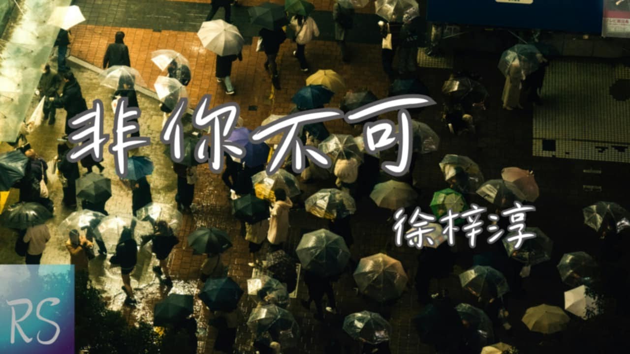 🎧徐梓淳 - 非你不可【沒想過 這麼久了 我還是非你不可】(動態歌詞) - YouTube