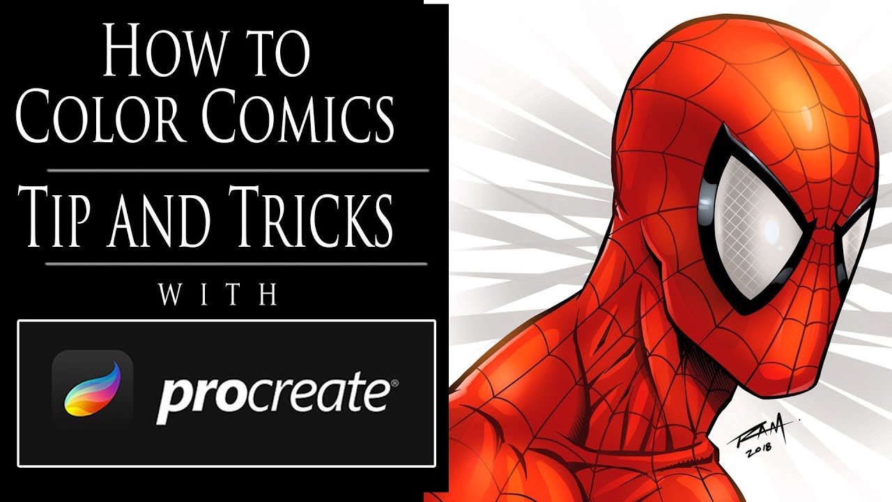 How To Color Comic Art With Procreate Tips And Tricks YouTube How To Color Comic Art With Procreate Tips And Tricks YouTube