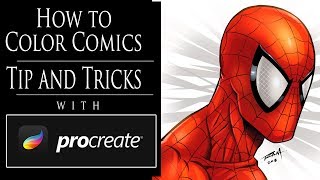 How to Color Comic Art with Procreate - Tips and Tricks screenshot 2
