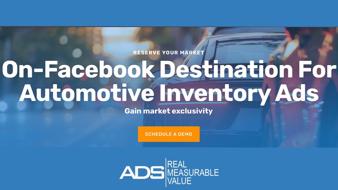 Use On-Facebook Destination for Automotive Inventory Ads For Engaging ...