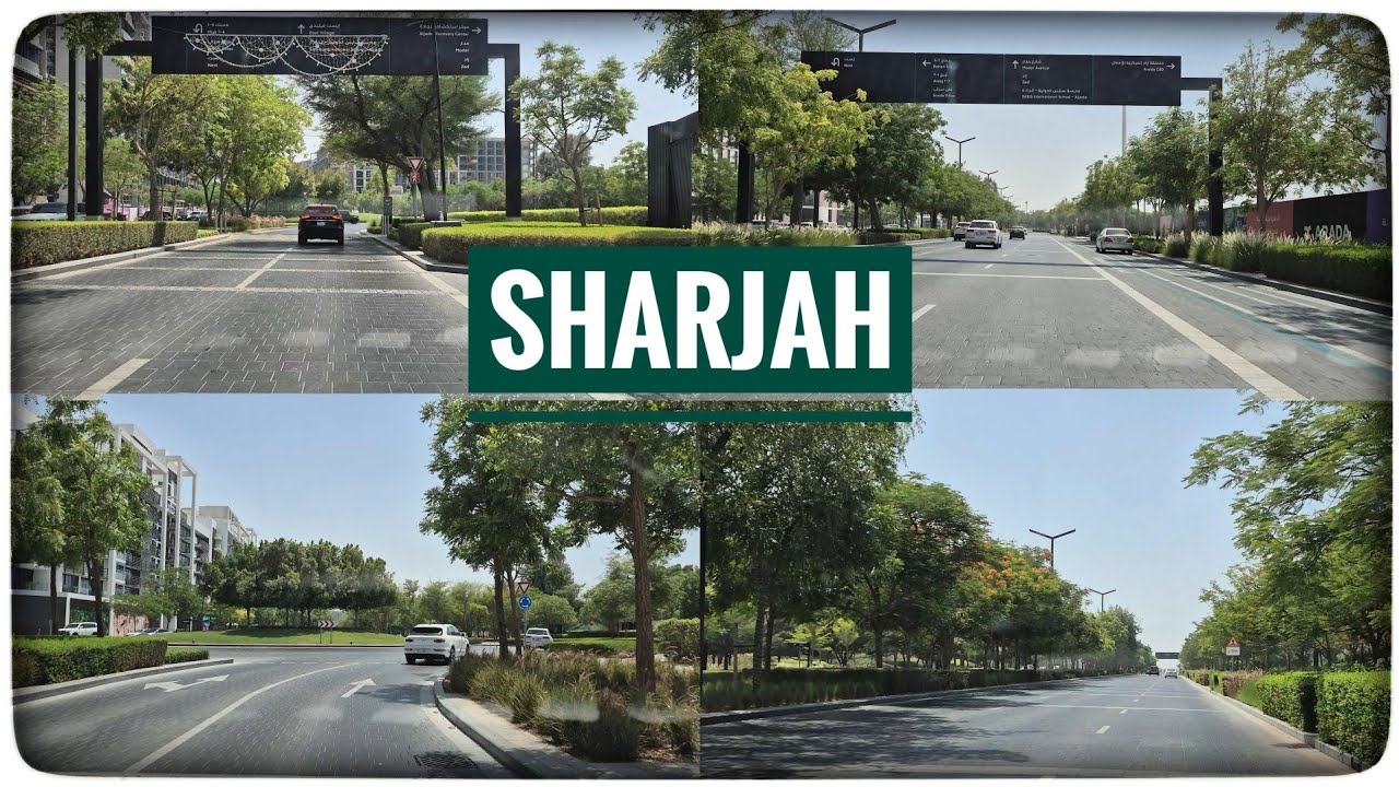 SHARJAH  ROAD DRIVE 🚗 JUNE 2025 🇦🇪(‎@uae25  )